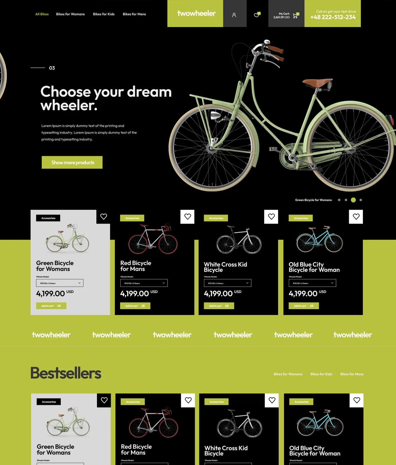 Two Wheeler Shopify Theme - WorkDo