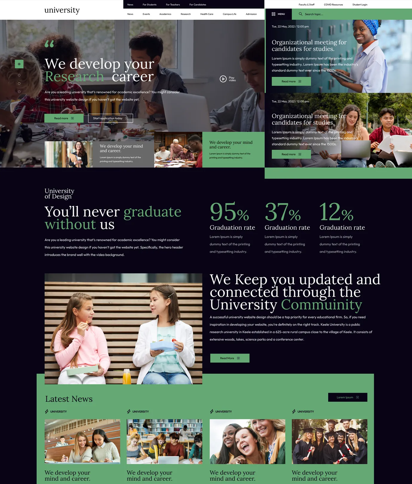 University Shopify Theme - WorkDo