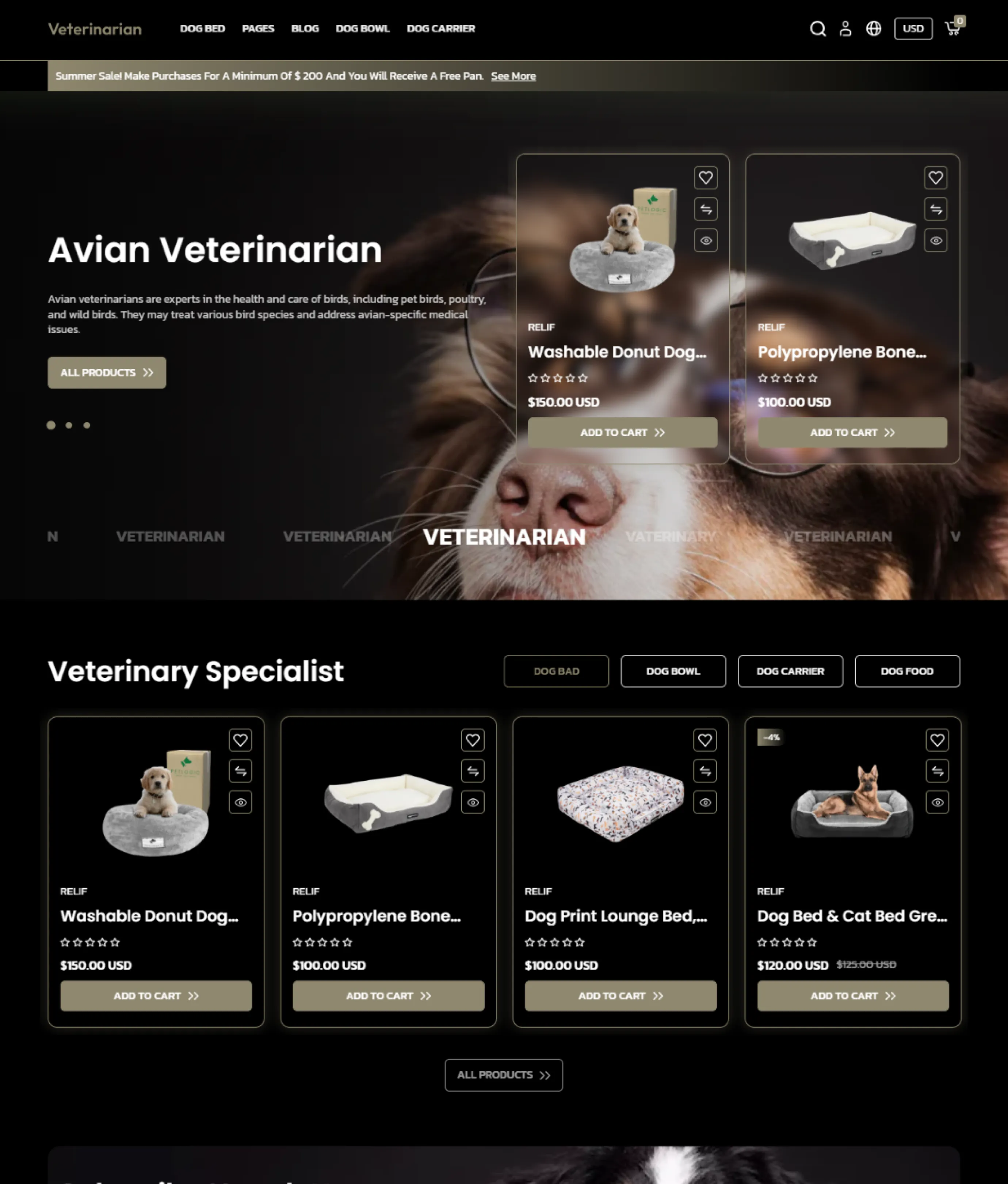 Veterinarian Shopify Theme - WorkDo