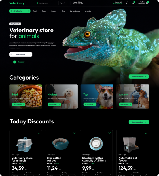 Veterinary e-Shop - WorkDo