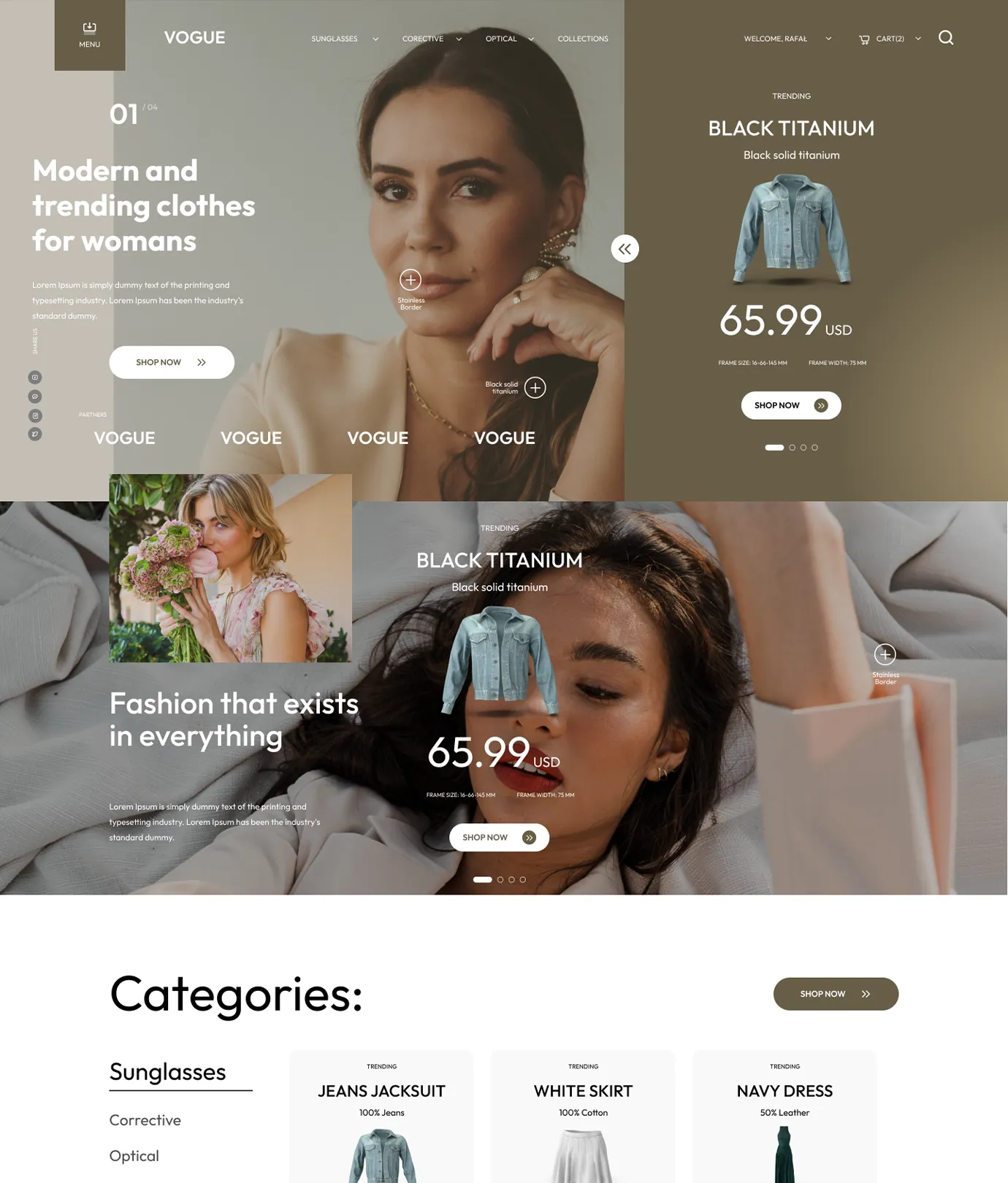 Vogue Shopify Theme - WorkDo