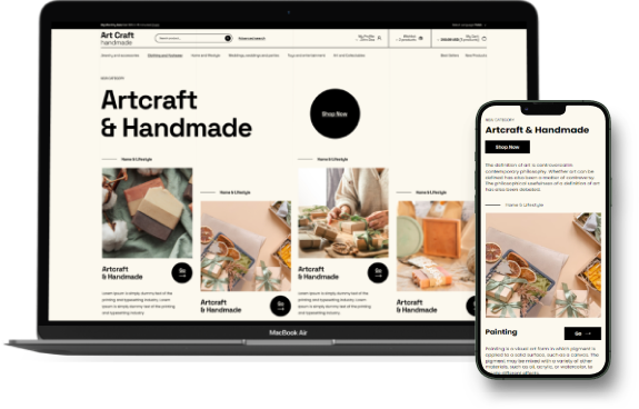Artcraft Handmade Shopify Theme - WorkDo