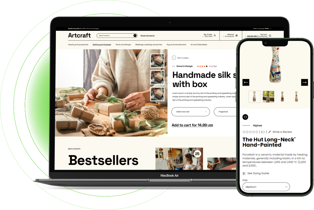 Artcraft Handmade Shopify Theme - Workdo