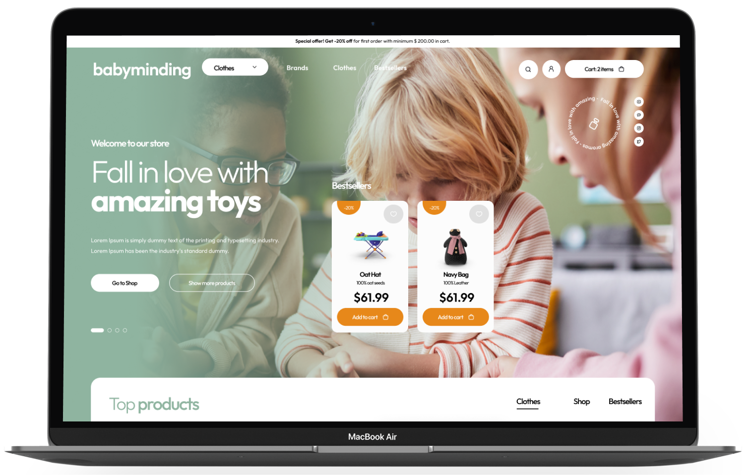 Babyminding Shopify Theme - WorkDo
