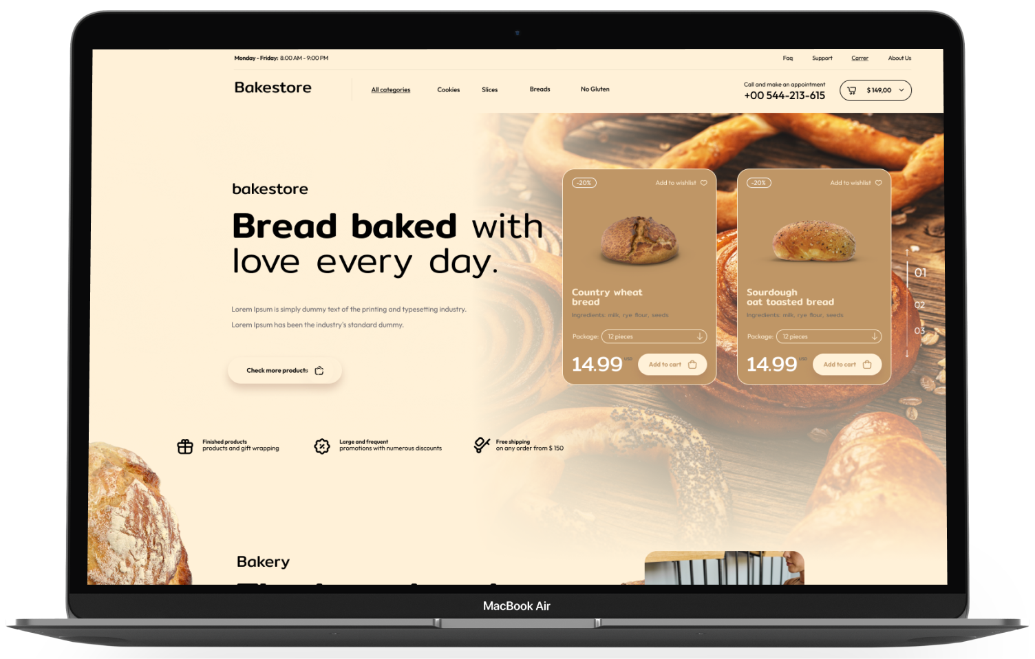 Bake Store Shopify Theme - WorkDo