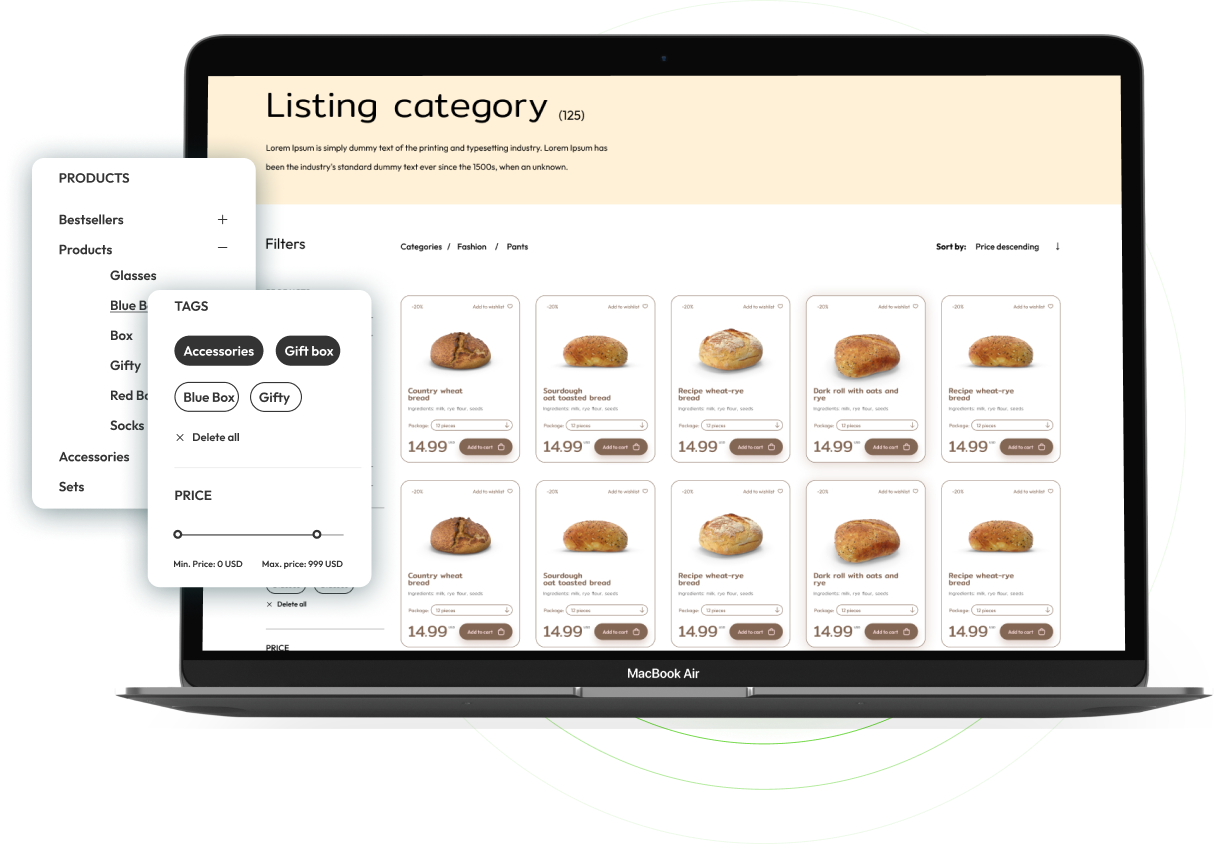 Bake Store Theme Add-on for eCommerceGo - WorkDo