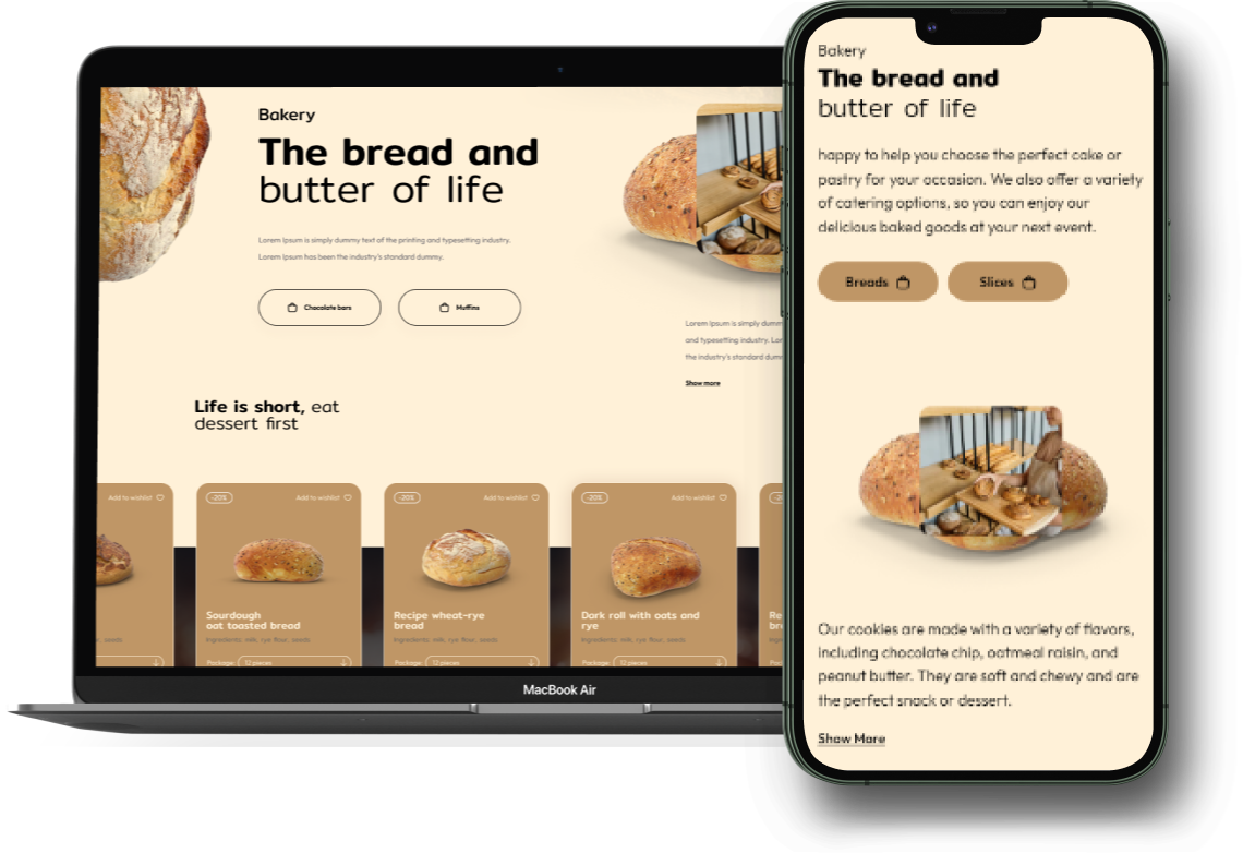 Bake Store Theme Add-on for eCommerceGo - WorkDo