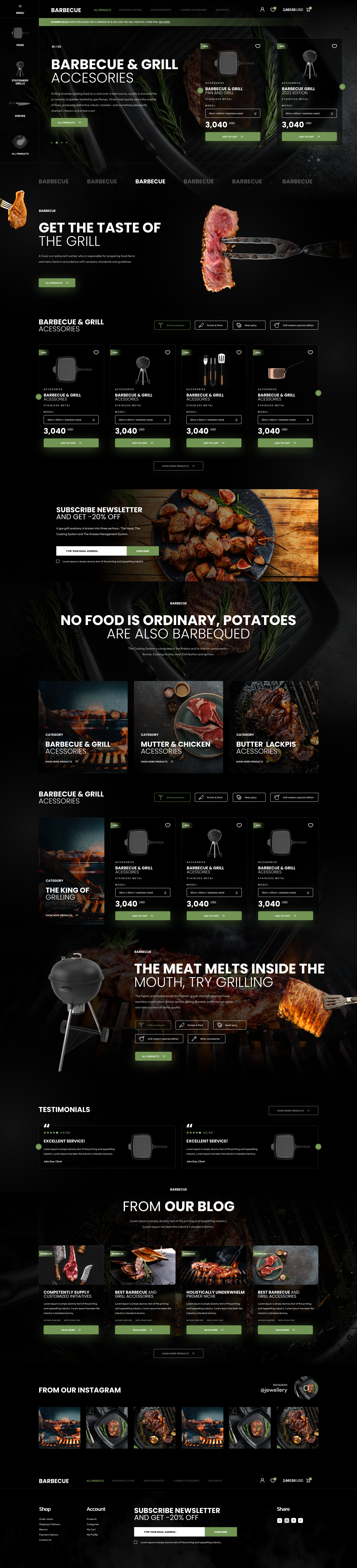 Barbecue Theme Add-on for eCommerceGo-WorkDo