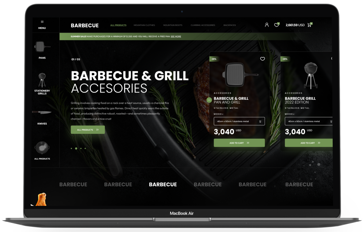 Barbecue Theme Add-on for eCommerceGo - WorkDo