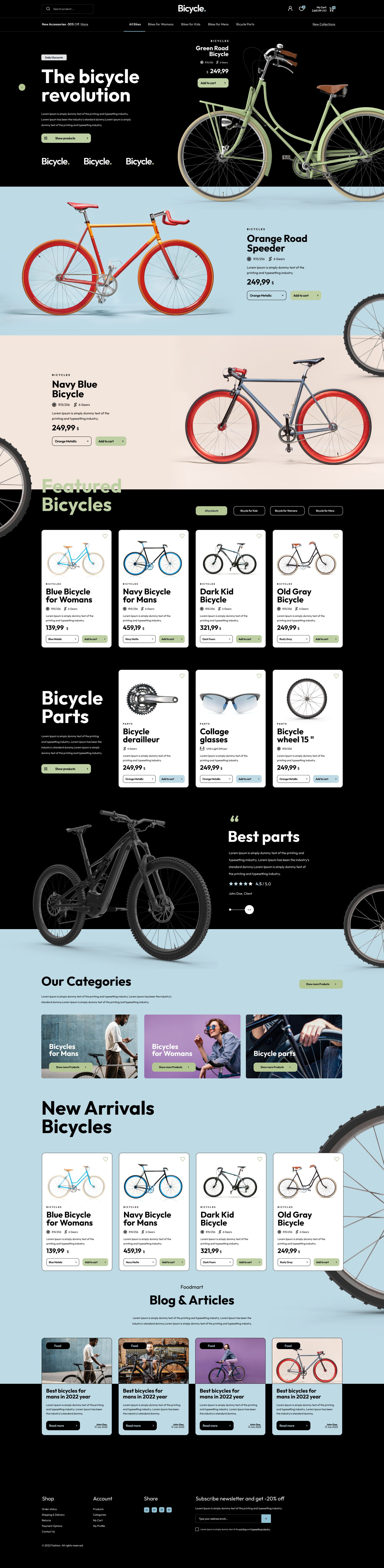 Bicycles Opencart Theme-WorkDo