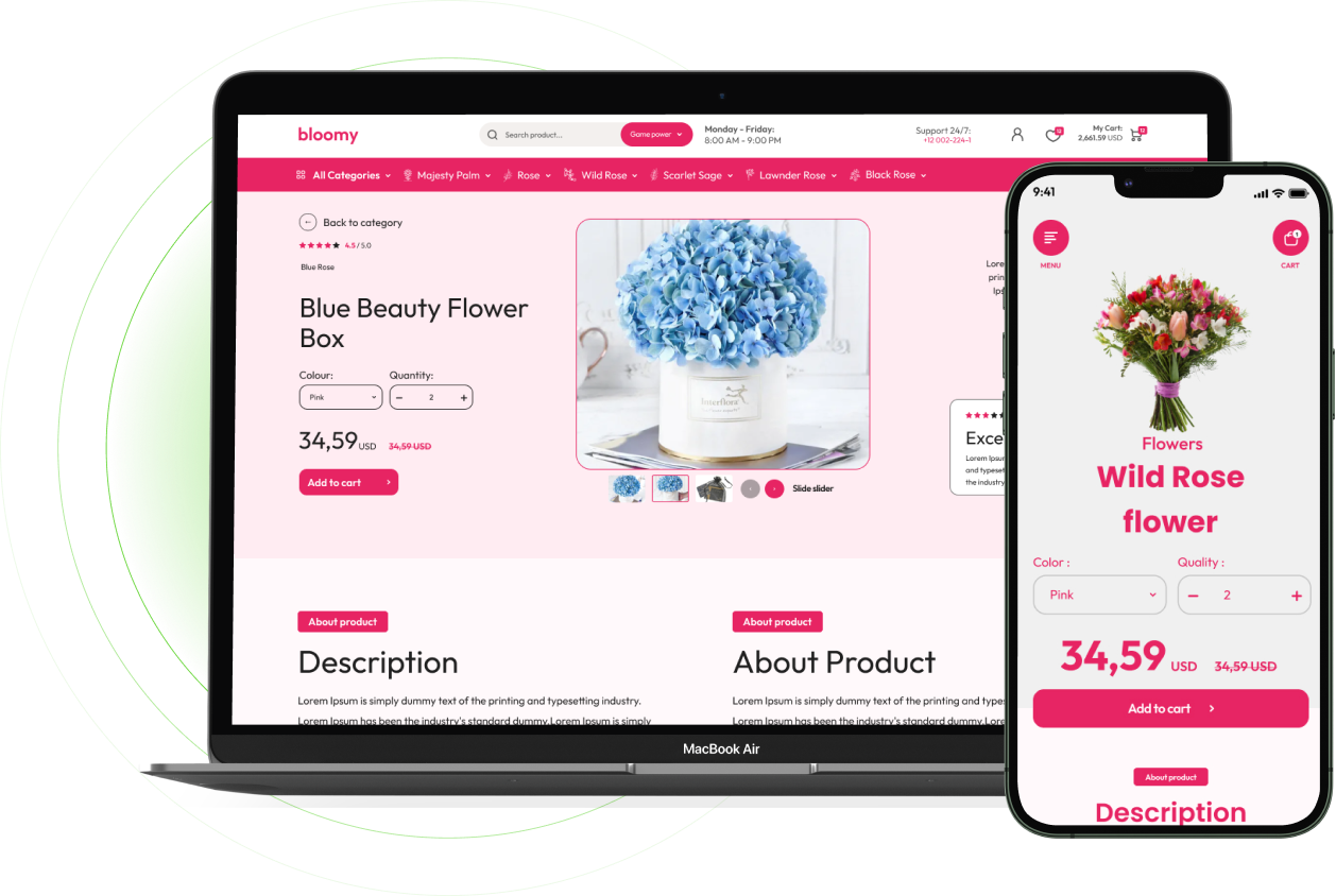 Bloomy Shopify Theme - WorkDo