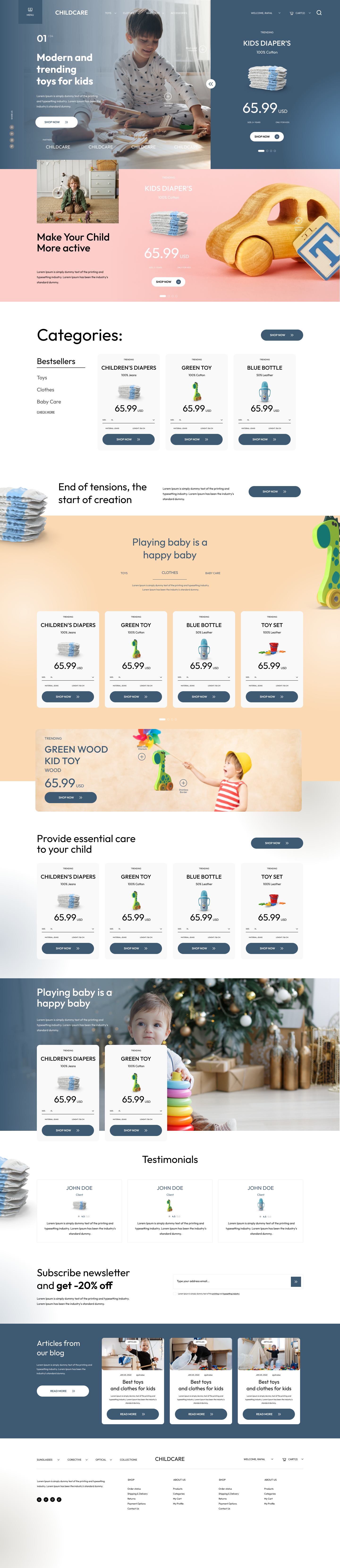 Childcare Shopify Theme-WorkDo