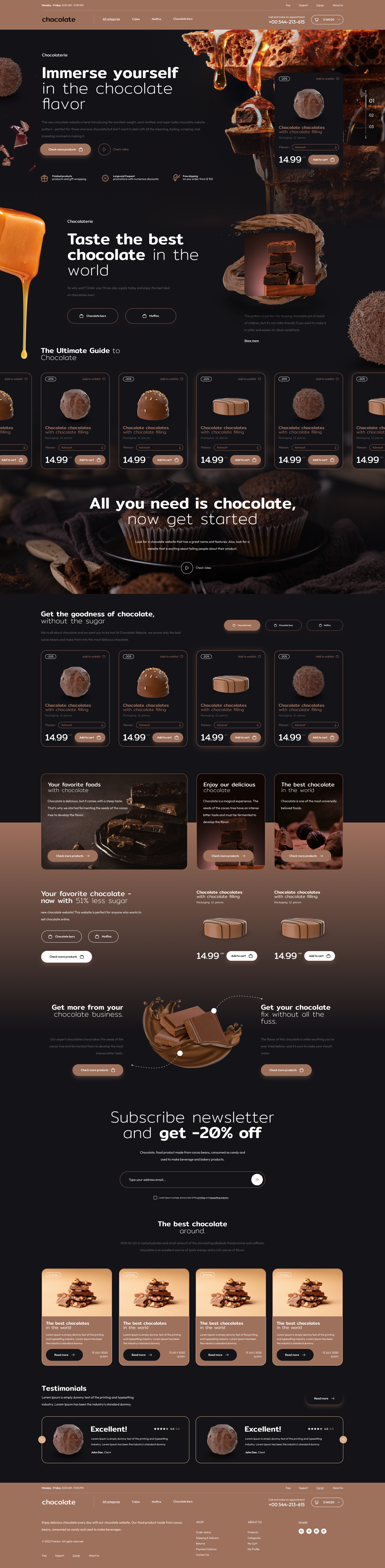 Chocolate Theme Add-on for eCommerceGo-WorkDo