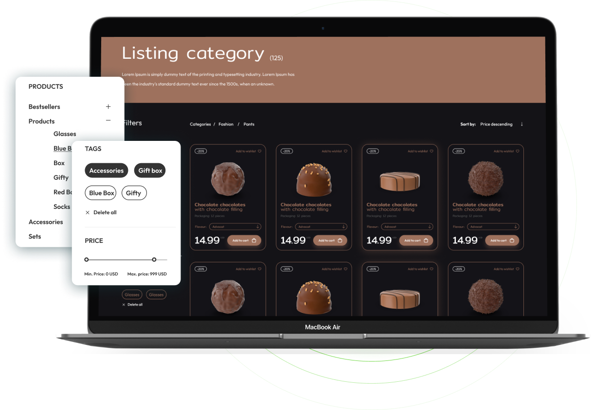 Chocolate Theme Add-on for eCommerceGo - WorkDo