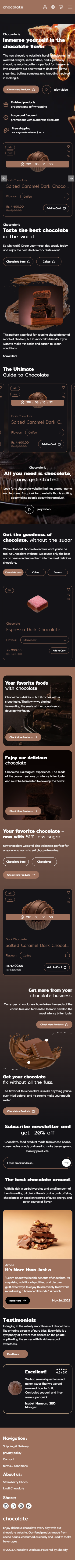 Chocolate WordPress Theme - WorkDo