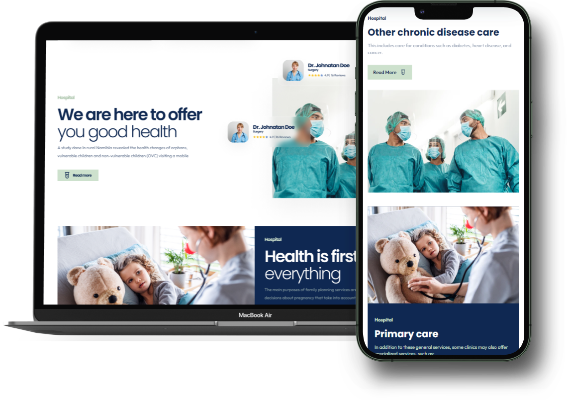 Clinics Hospitals WordPress Theme - WorkDo
