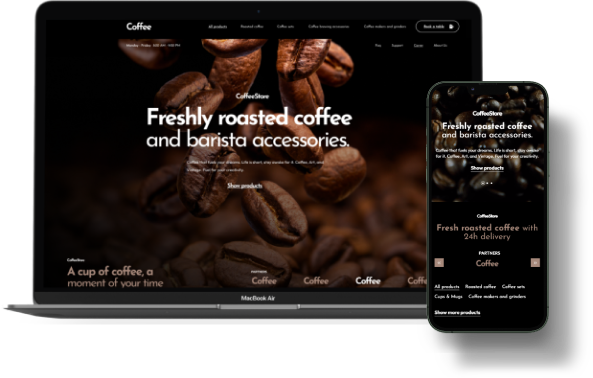 Coffee Theme Add-on for eCommerceGo - WorkDo