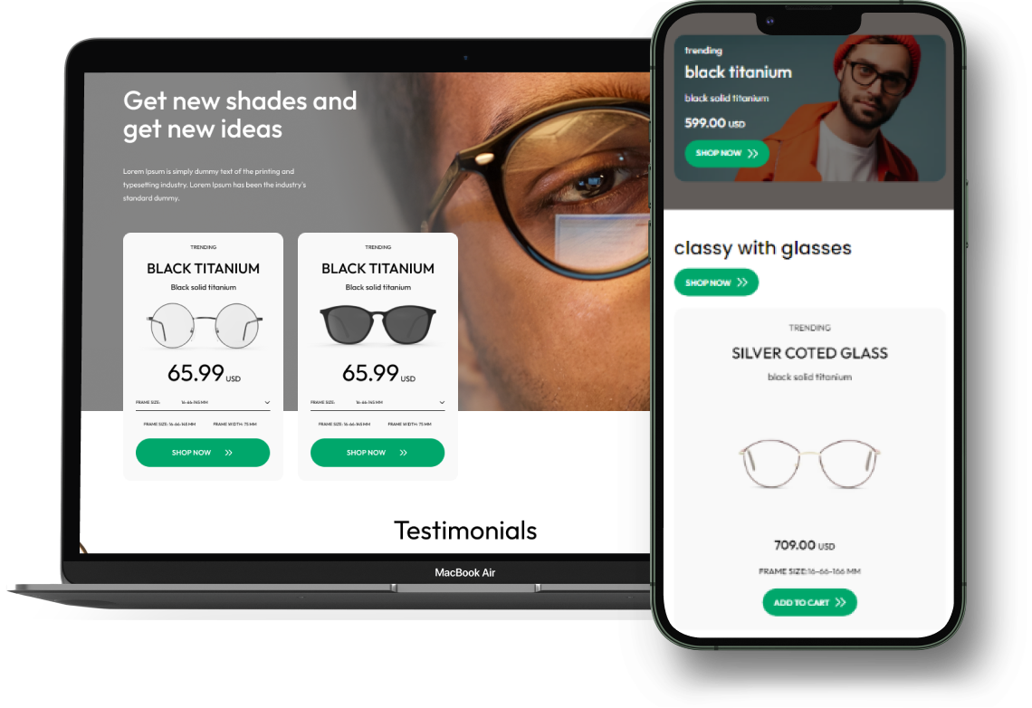 Eyewear Shopify Theme - Workdo