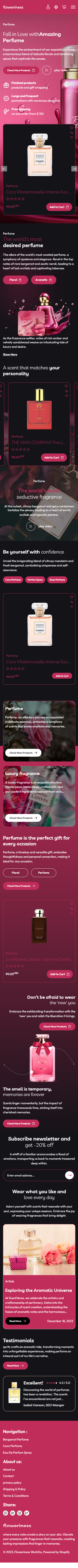 Floweriness Theme Add-on for eCommerceGo - WorkDo