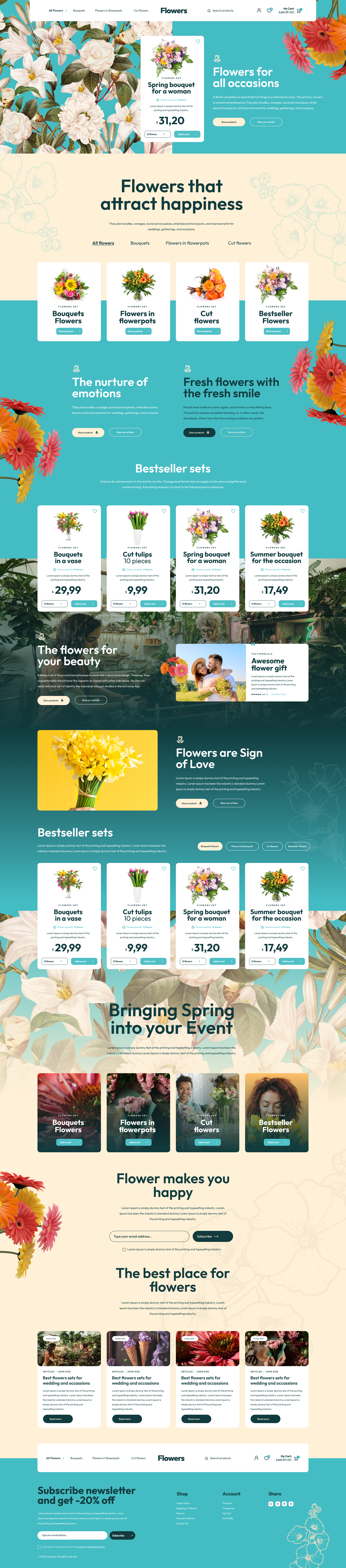 Flowers Shopify Theme-WorkDo