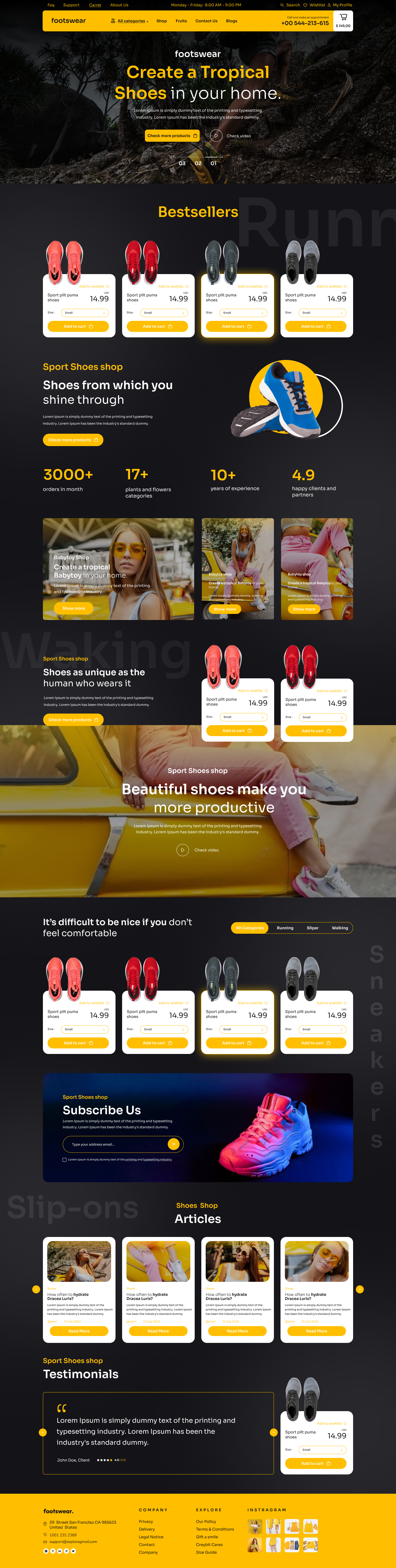 Footswear Shopify Theme-WorkDo