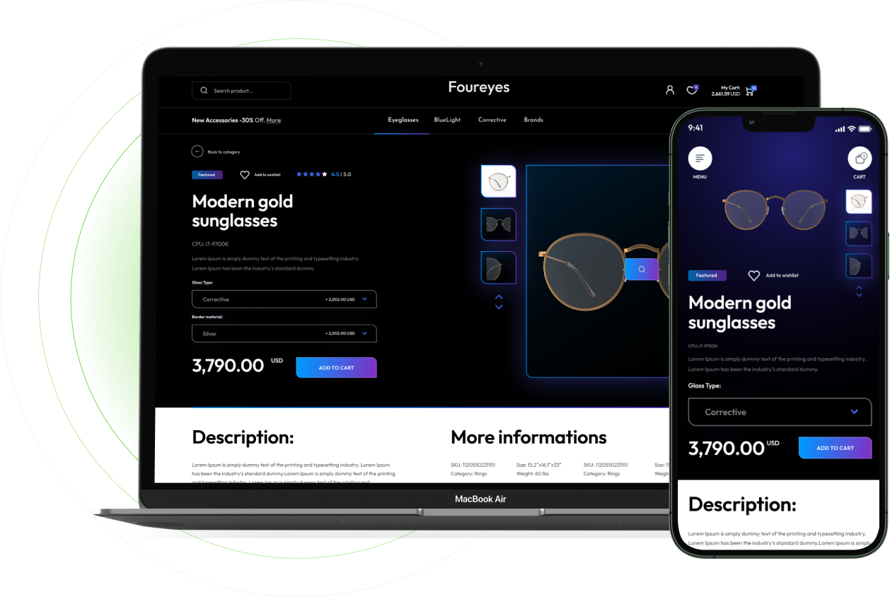 Foureyes Shopify Theme - WorkDo