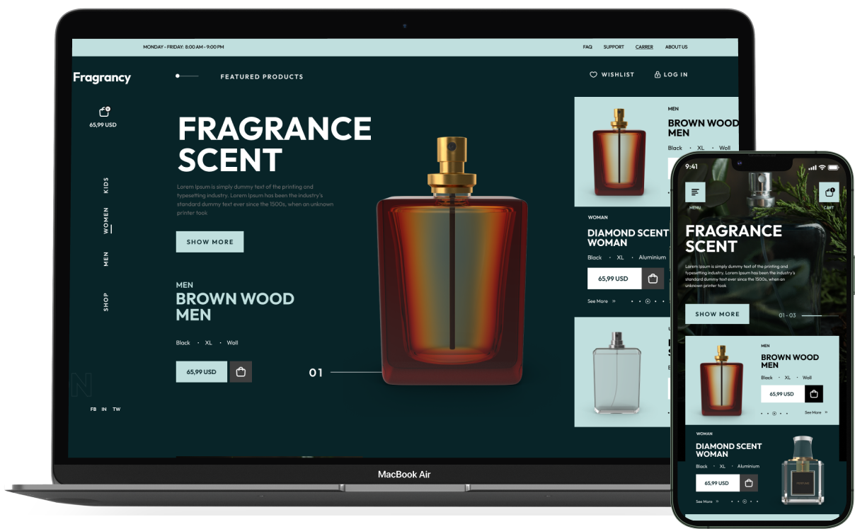 Fragrance Shopify Theme - WorkDo