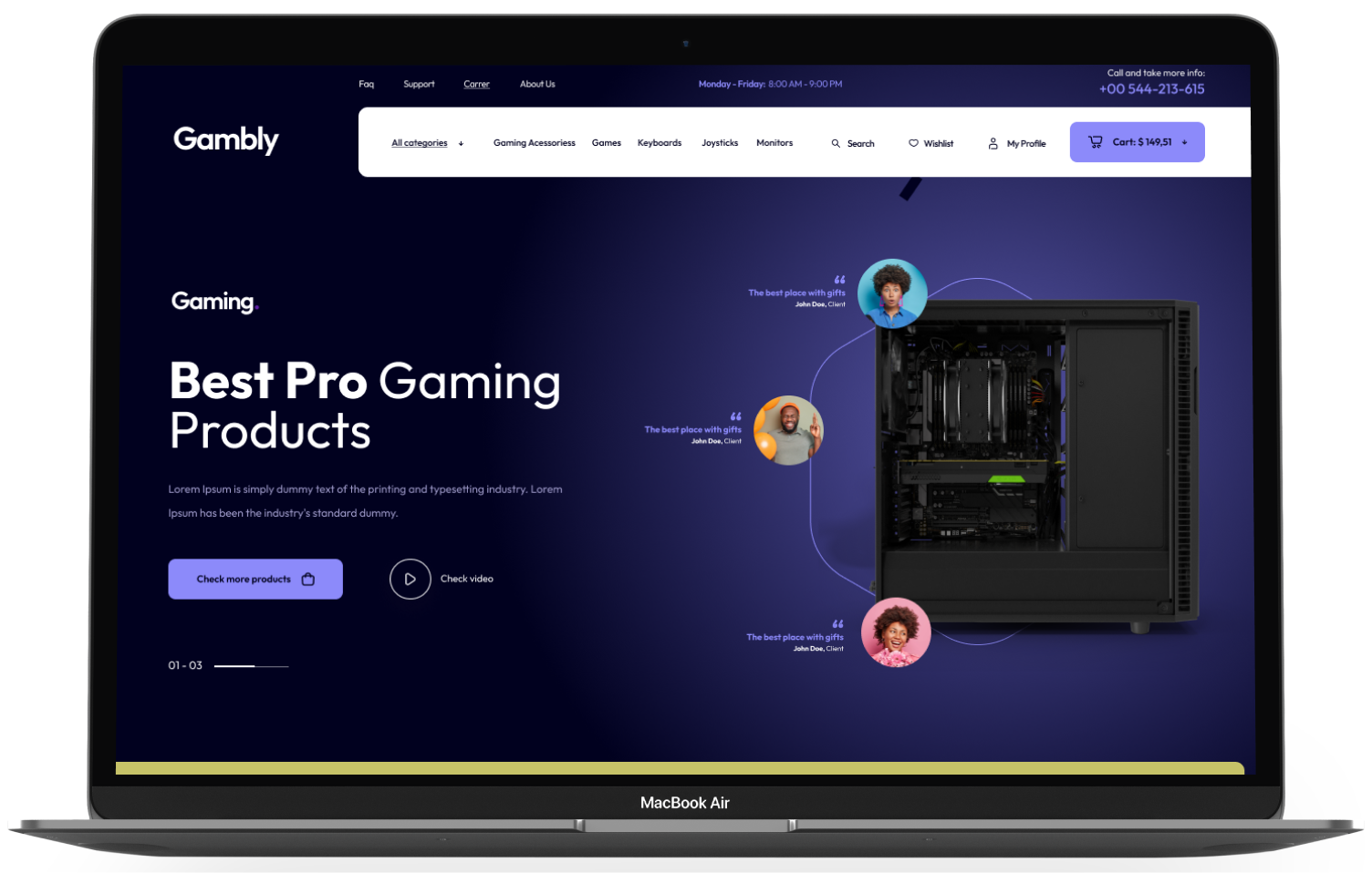 Gambly Shopify Theme - WorkDo