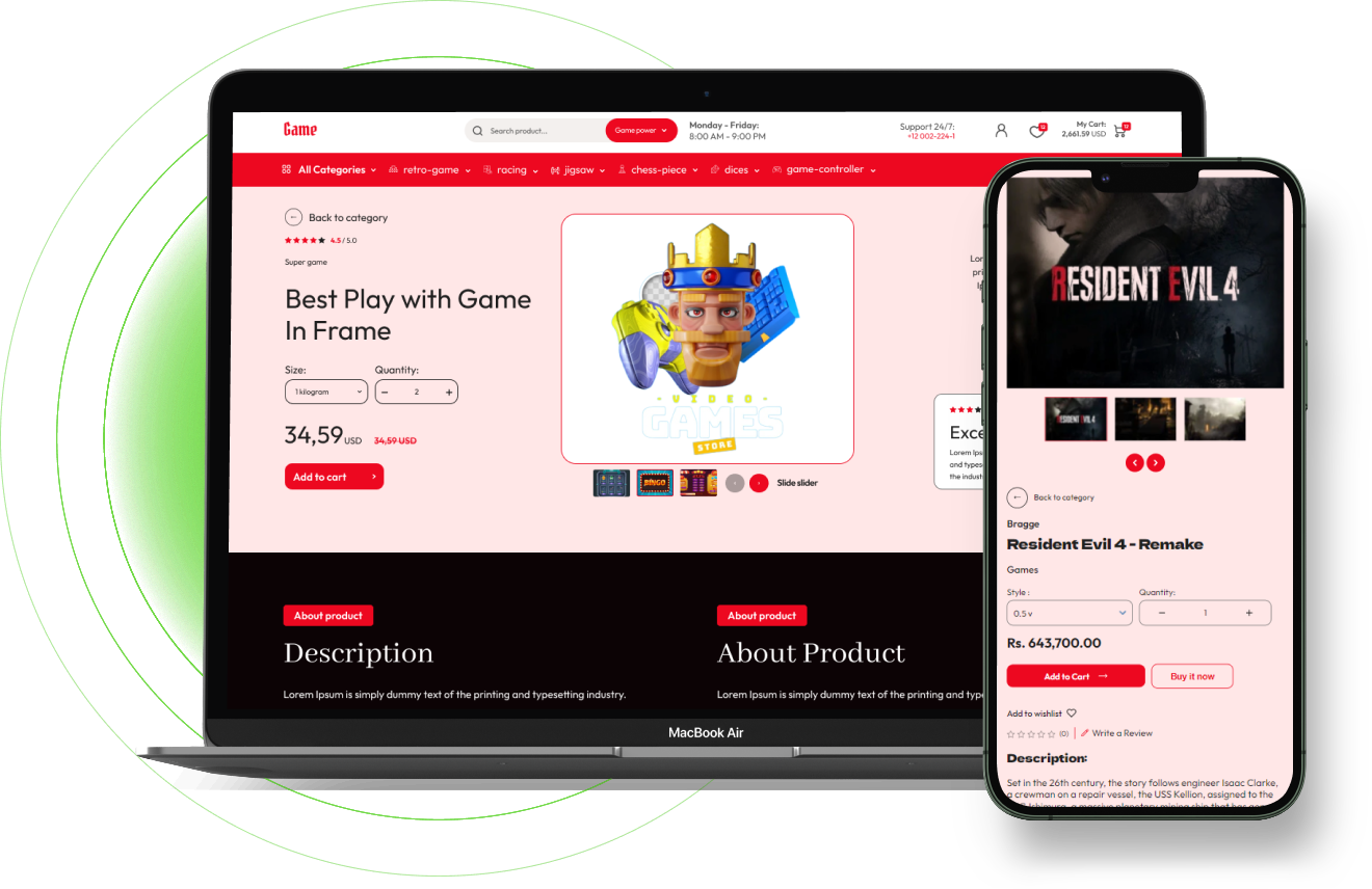 Game Wordpress Theme - Workdo