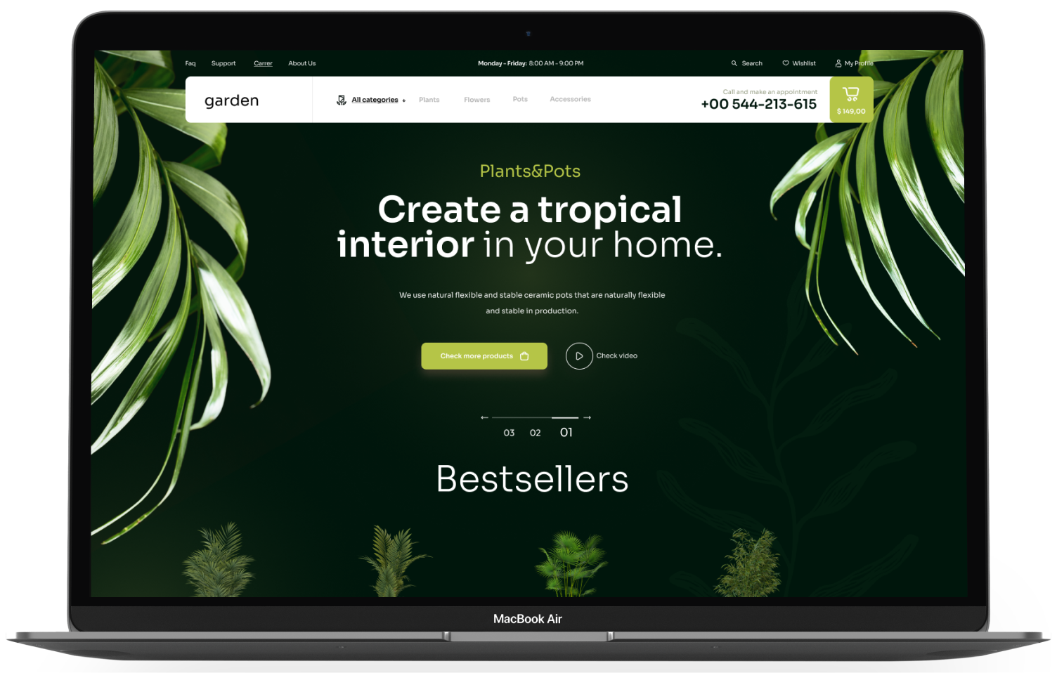 Garden Theme Add-on for eCommerceGo - WorkDo