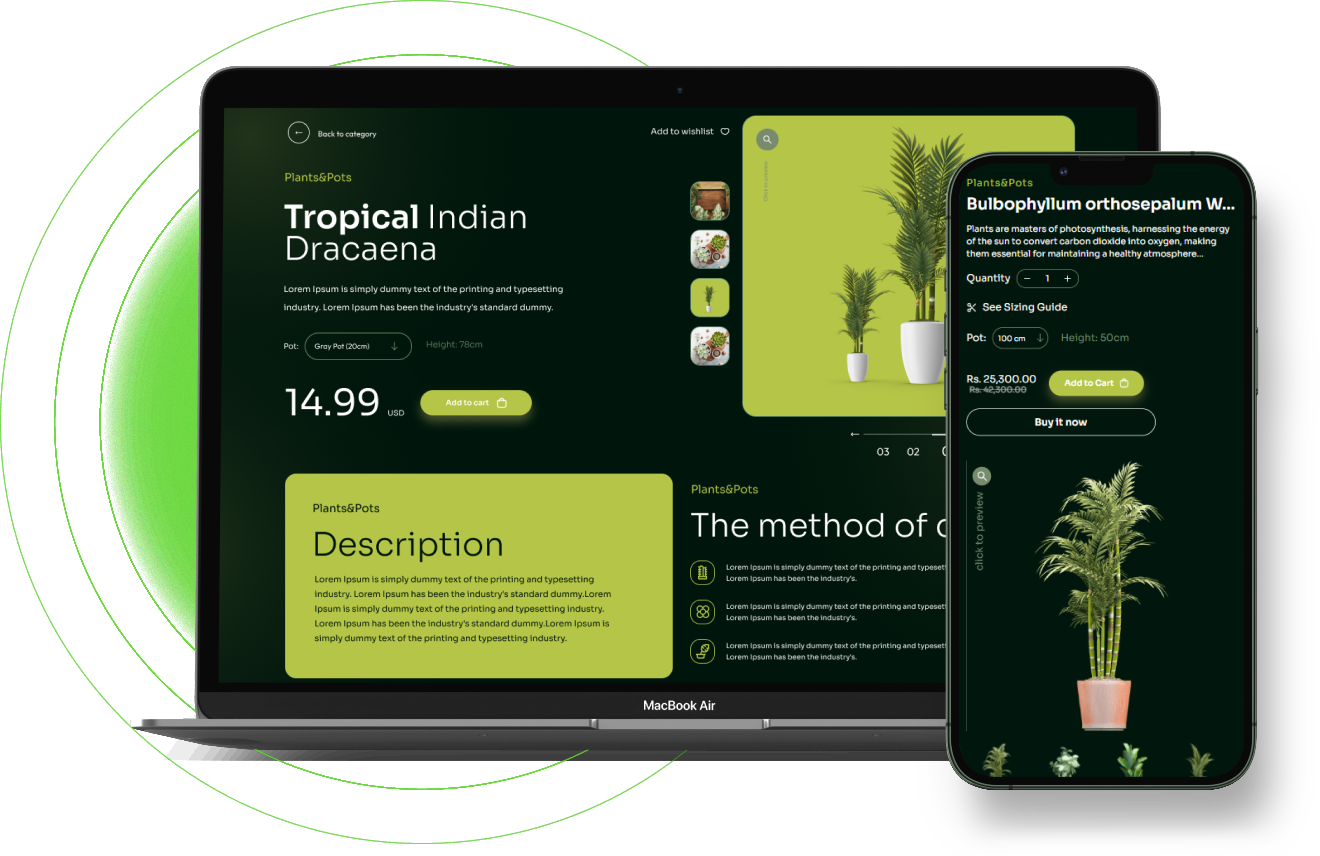 Garden Theme Add-on for eCommerceGo - WorkDo