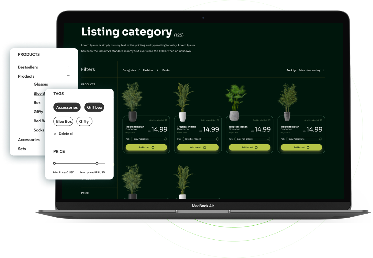 Garden Theme Add-on for eCommerceGo - WorkDo