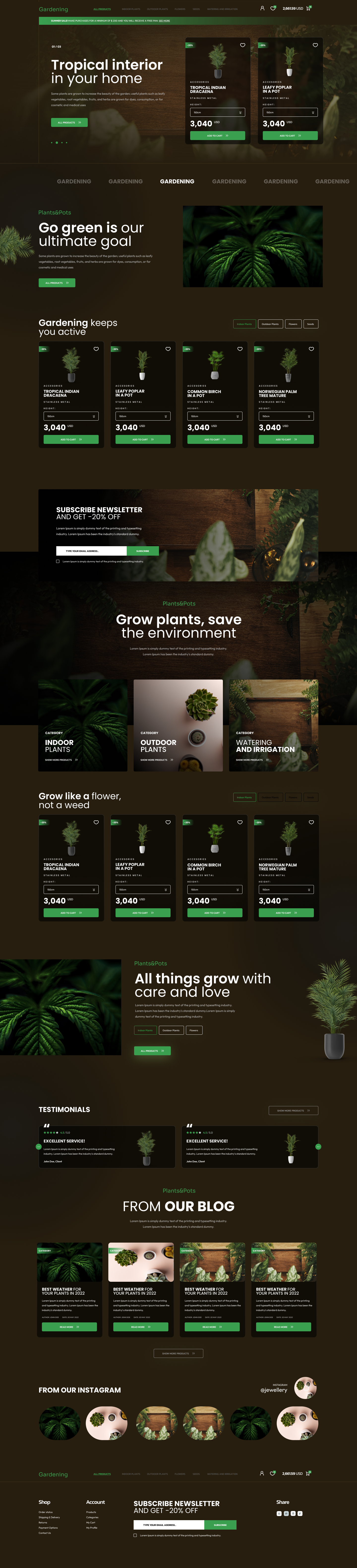 Gardening Shopify Theme-WorkDo
