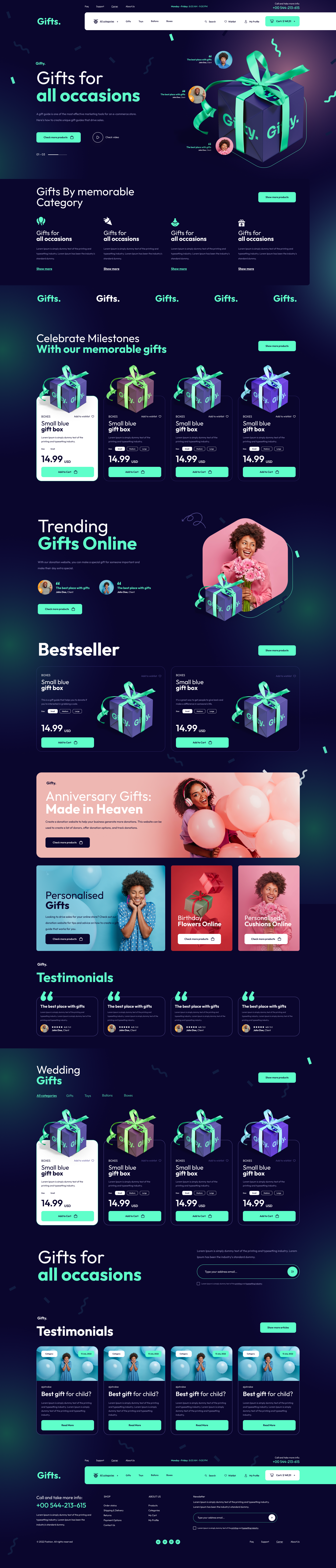Gifts Opencart Theme-WorkDo