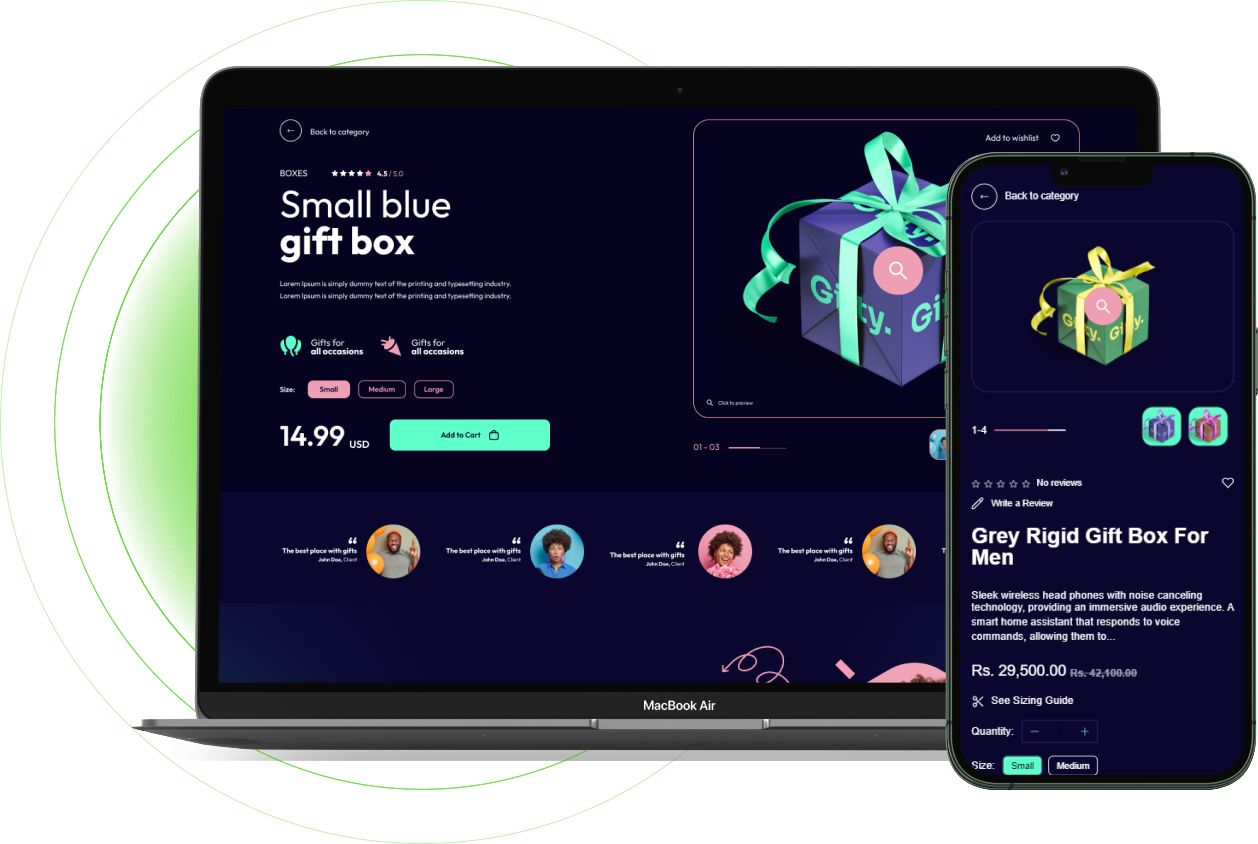 Gifts Theme Add-on for eCommerceGo - WorkDo
