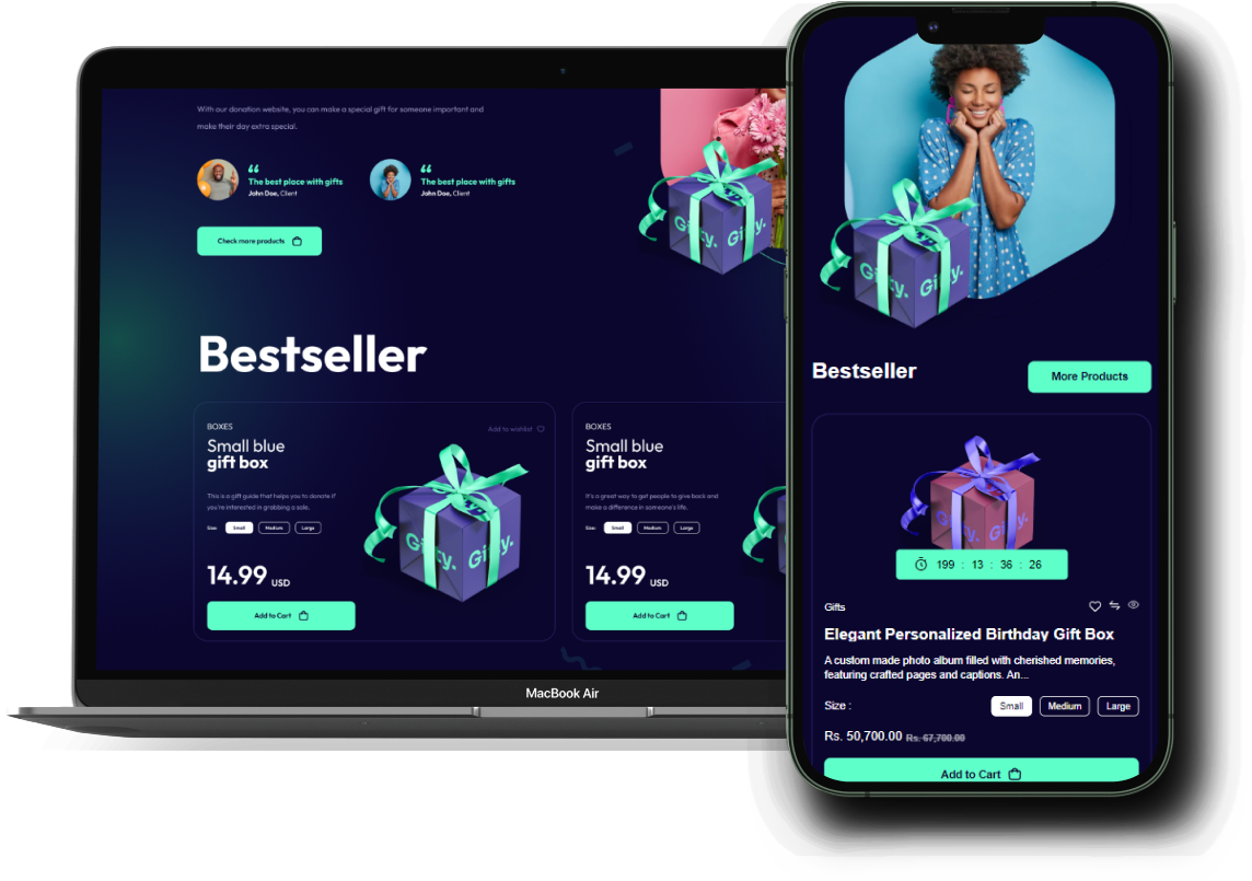 Gifts Theme Add-on for eCommerceGo - WorkDo