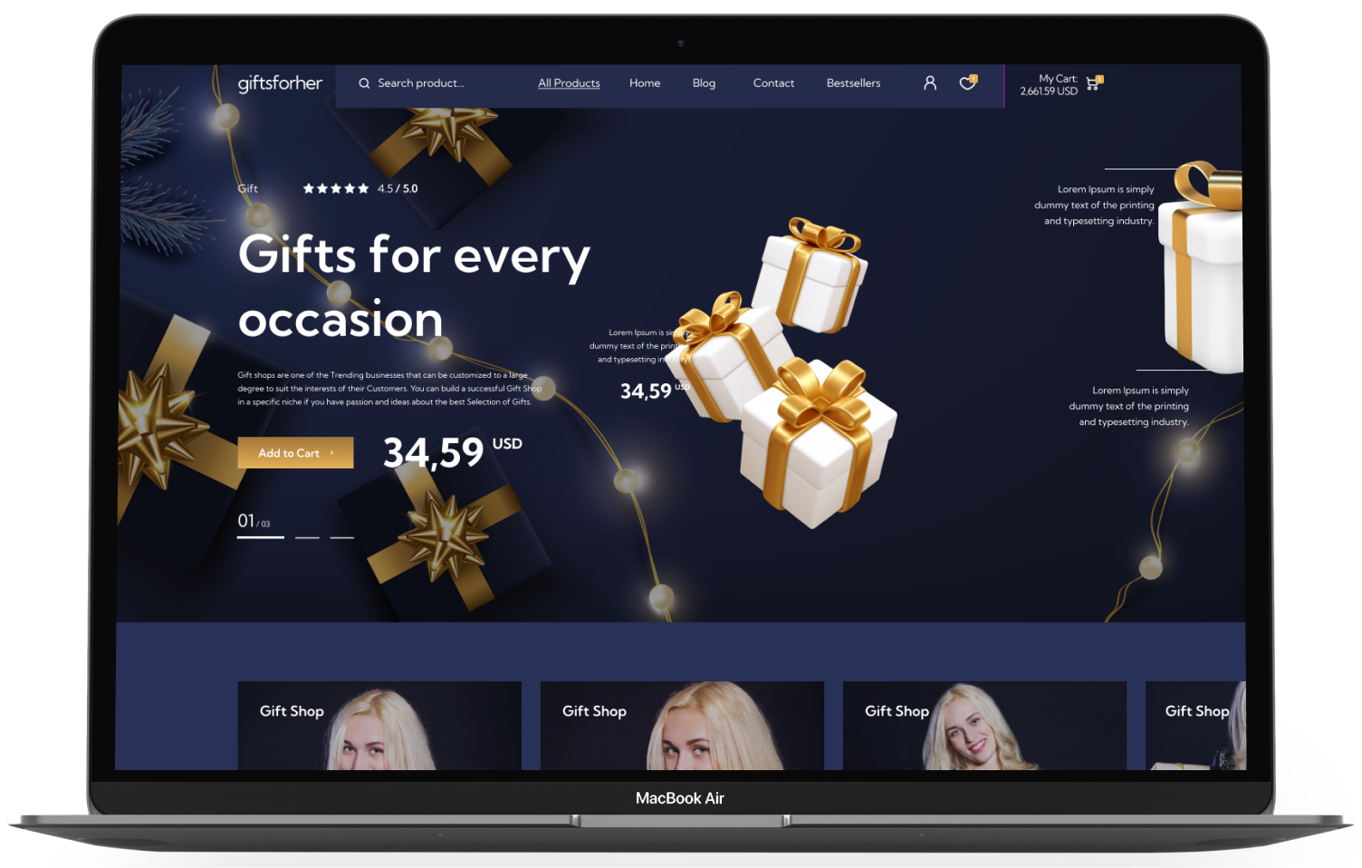 Gifts For Her WordPress Theme - WorkDo