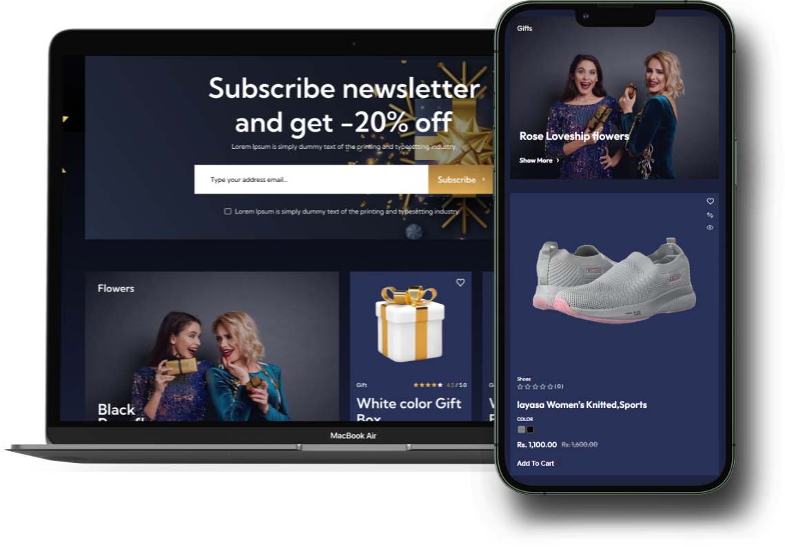 Gifts For Her Theme Add-on for eCommerceGo - WorkDo