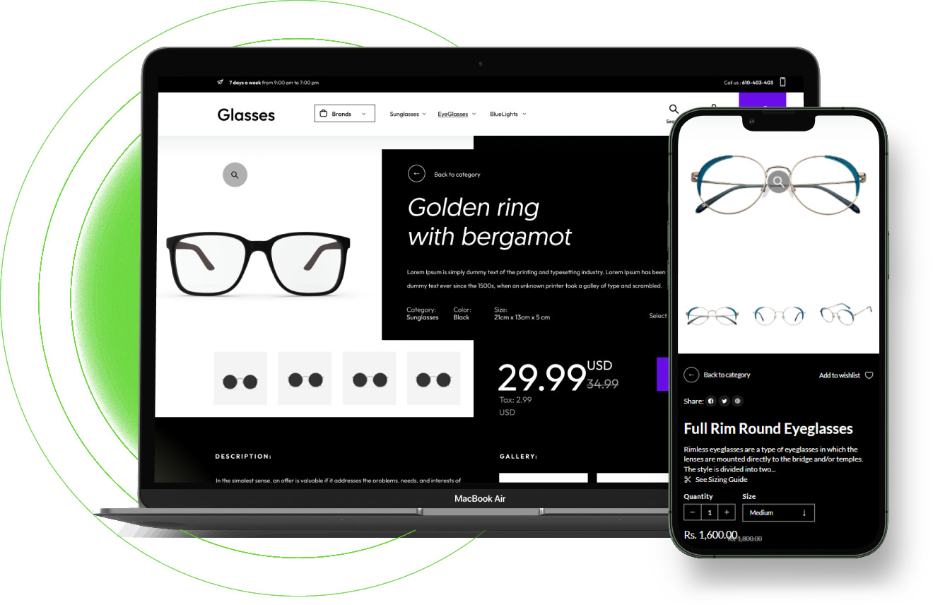 Glasses WordPress Theme - WorkDo