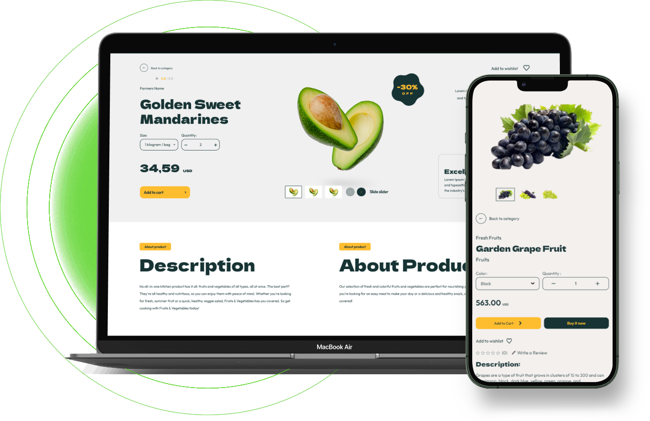 Grocery Theme Add-on for eCommerceGo - WorkDo