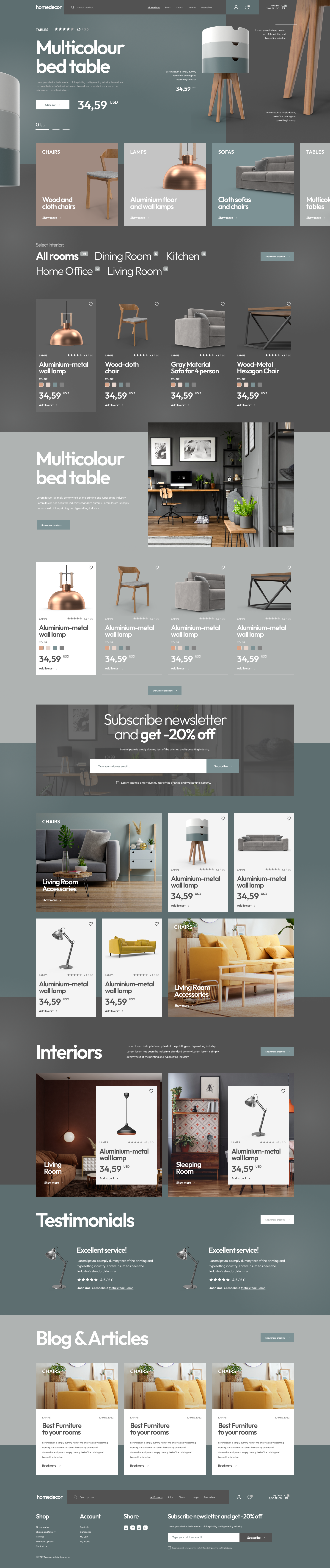 Home Decor Theme Add-on for eCommerceGo-WorkDo