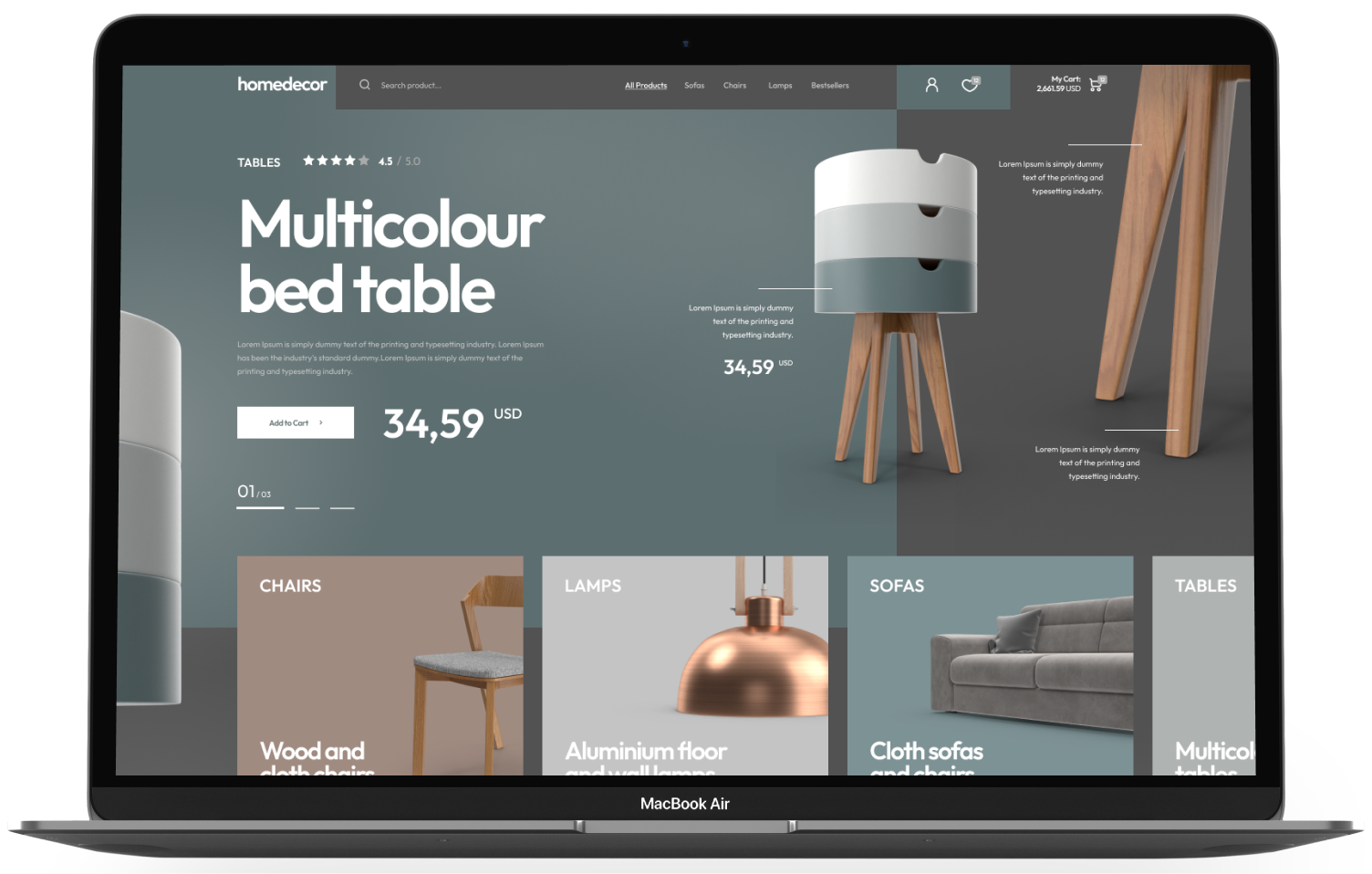 Home Decor Theme Add-on for eCommerceGo - WorkDo