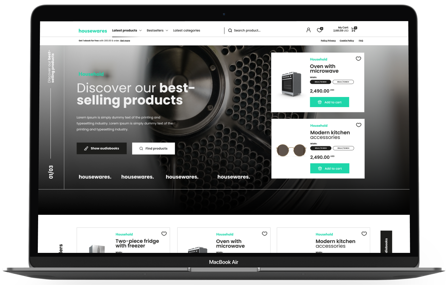 House Wares Theme Add-on for eCommerceGo - WorkDo