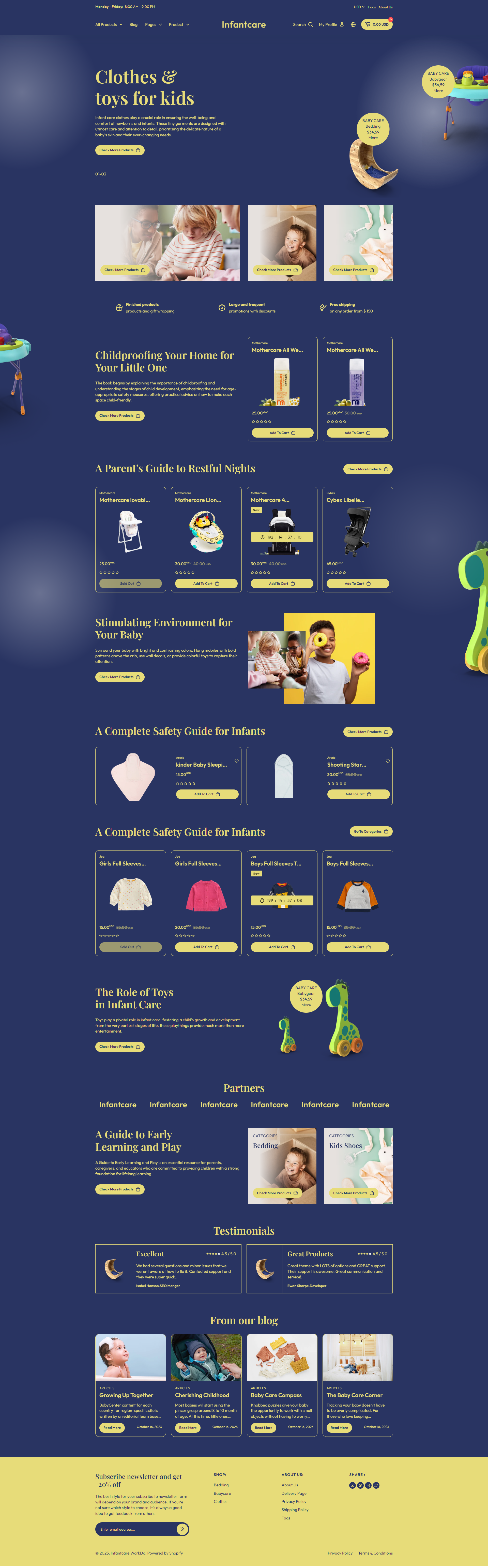 Infantcare Shopify Theme-WorkDo