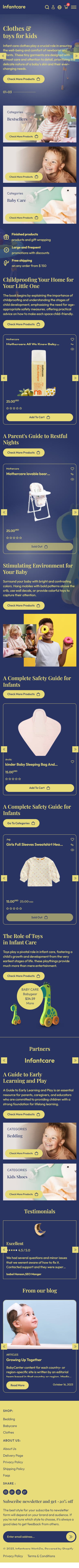 Infantcare Shopify Theme - WorkDo