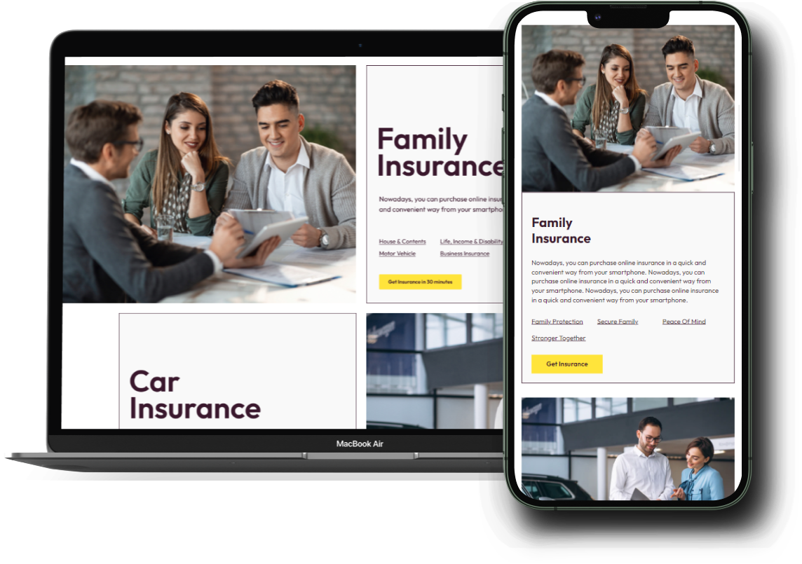 Insurance Shopify Theme - WorkDo