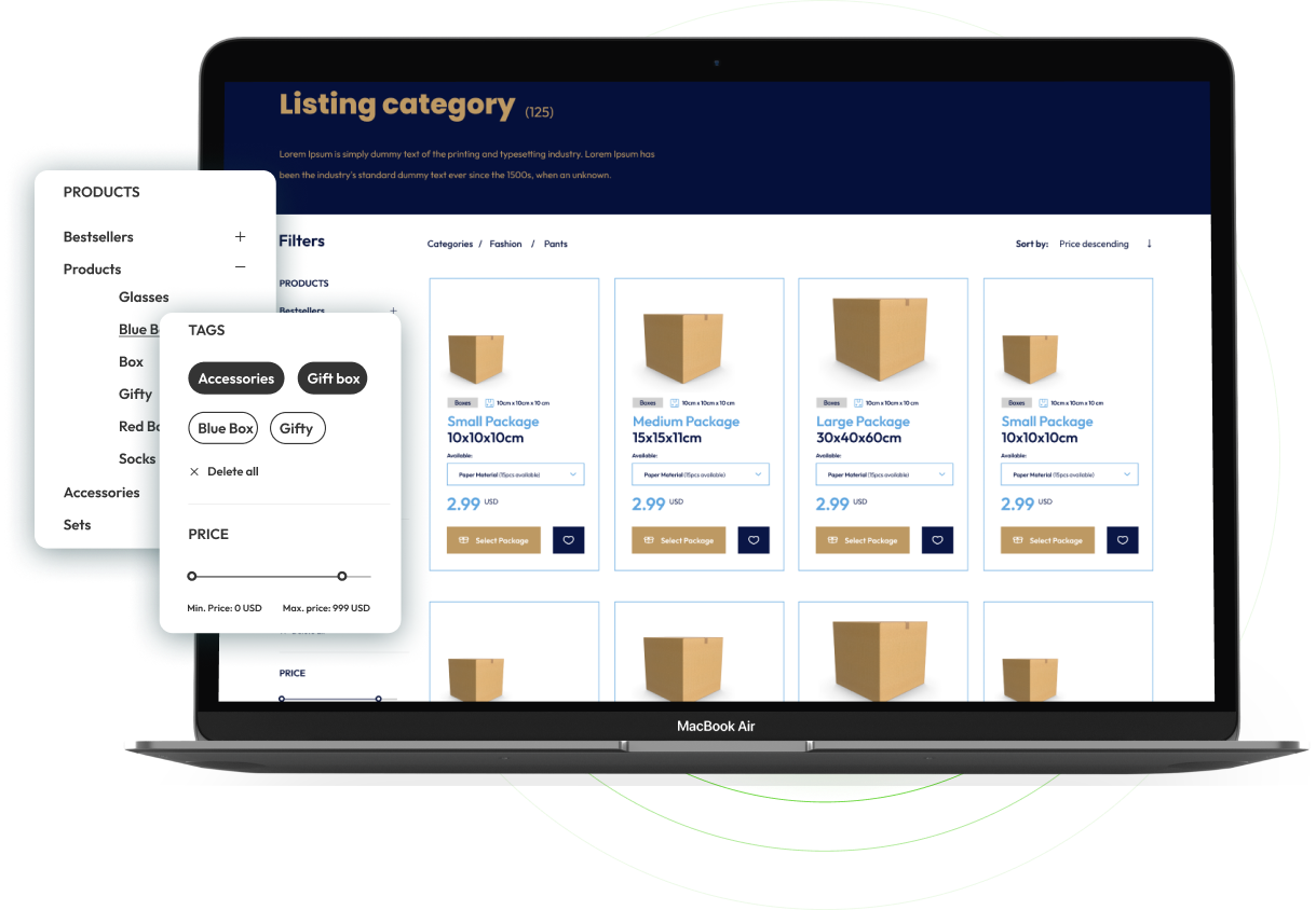 Logistics boxes Shopify Theme - WorkDo
