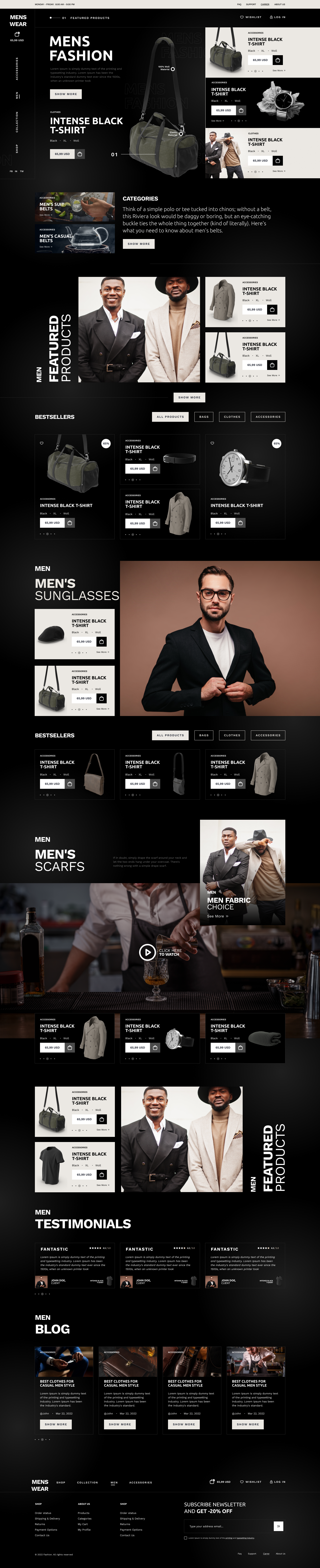 Menswear Theme Add-on for eCommerceGo-WorkDo