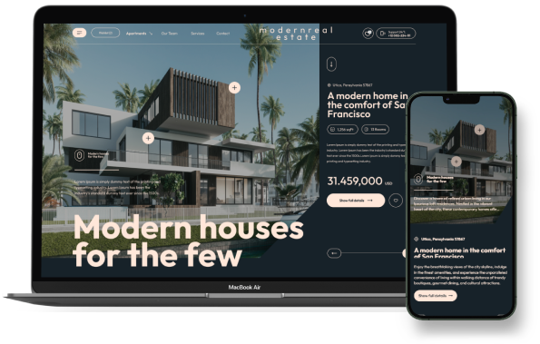 Modern Real Estate WordPress Theme - WorkDo
