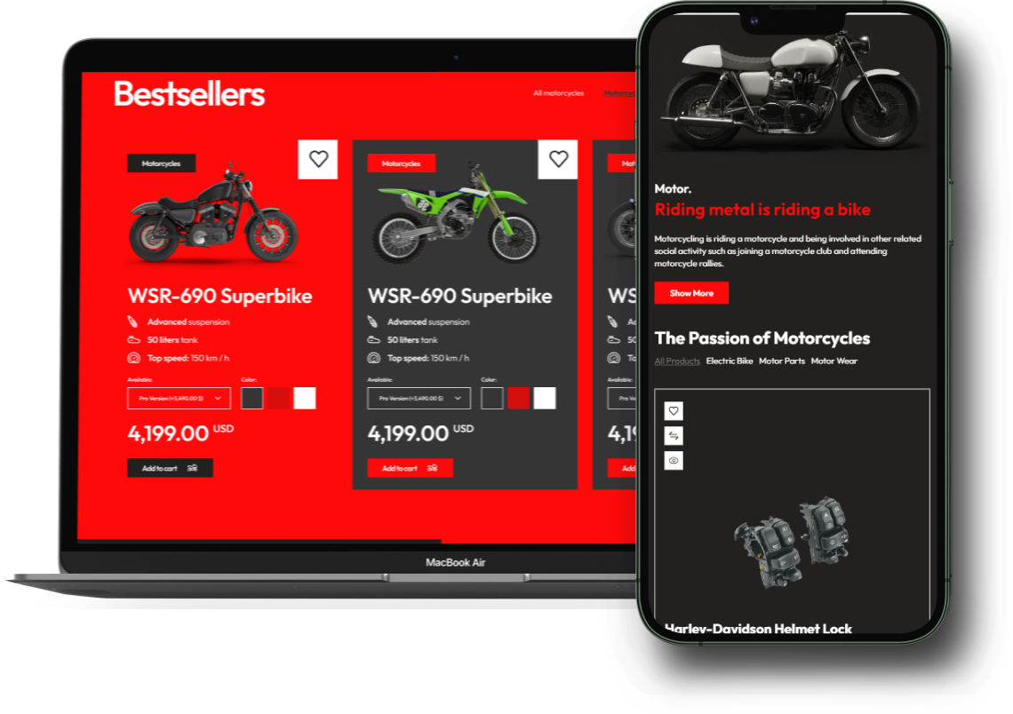 Motorcycle Wordpress Theme - Workdo